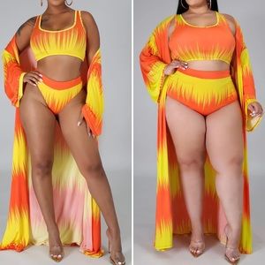 Sunburst Swimsuit Set